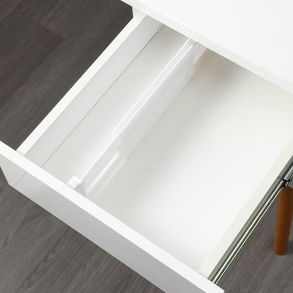Justerbare skuffedeler Organizers TRANSPARENT SORT