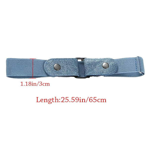 2 st Spännefritt bälte Midjebälte E-MED SPÄNNE E-MED SPÄNNE E-with buckle