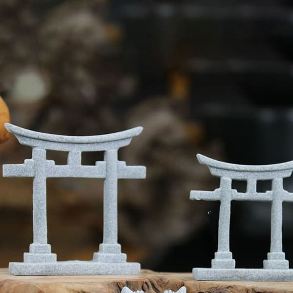 Mini japansk Torii Gate Simulering Torii S S S