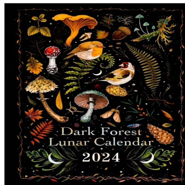 2024 Dark Forest Calendar Astrology Moon Calendar 1 1