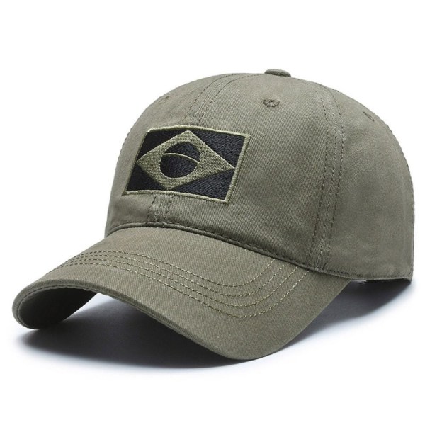 Brasilian lippu Baseball-lippikset Cap ARMY GREEN army green