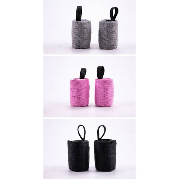 1 par håndledsstøtte Armbånd SORT black