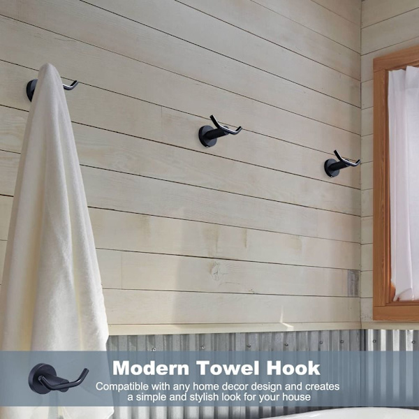 Pyyhekoukut Double Robe Towel Hook Käsipyyhepidike