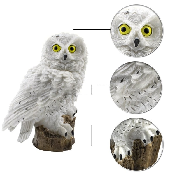 Aurinkoenergialla toimivat LED-valot VALKOINEN White