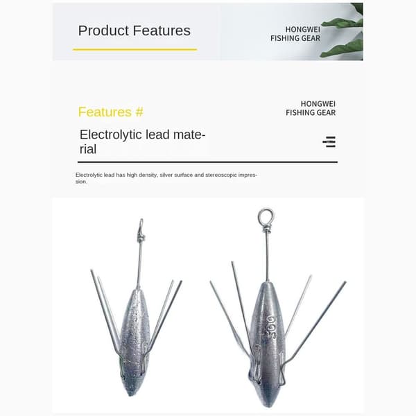 fiskesluk fall bly 80G 80G 80g