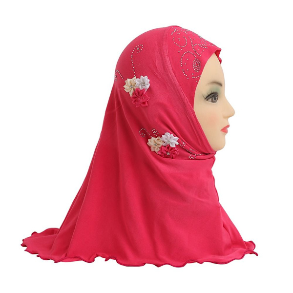 Islamisk Scarf Head Wrap ROSE RED rose red
