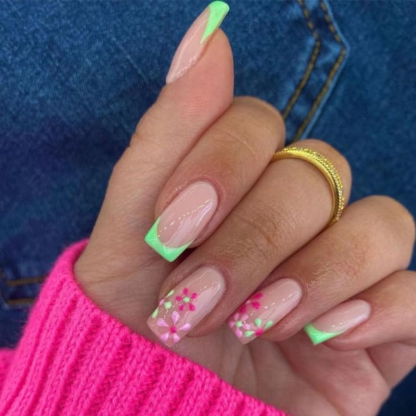 24stk False Nails Long Square JF0506 JF0506 JF0506