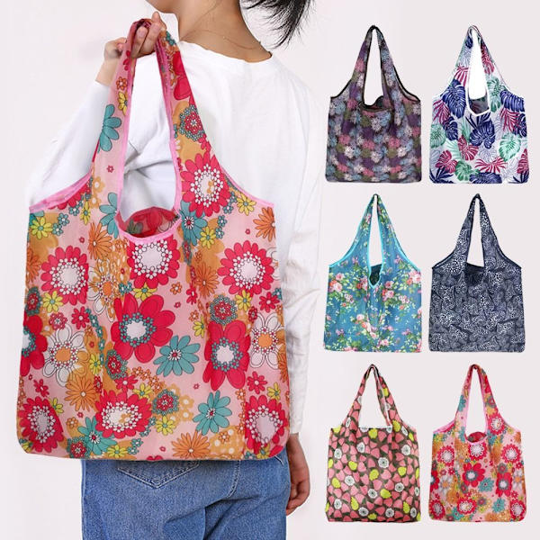 2 Stk Indkøbstaske Tote Pouch JORDBÆR JORDBÆR Strawberry