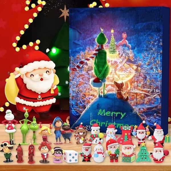 Jule Blind Box Jule Nedtælling Grinch Blind Box