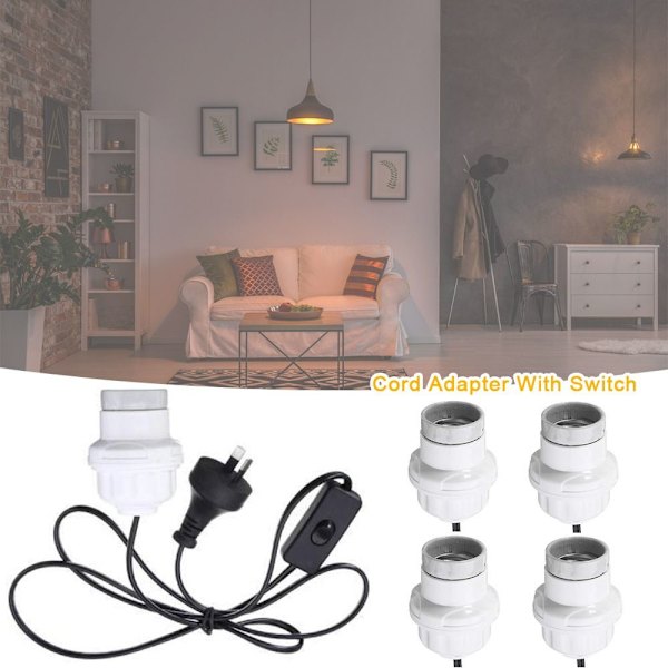 1kpl Keramiikka Lampun kanta Lampun jalustan pidike EU PLUG EU PLUG EU Plug