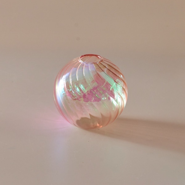 Innvendig glassvase Iriserende ballvaser ROSA S S pink S-S