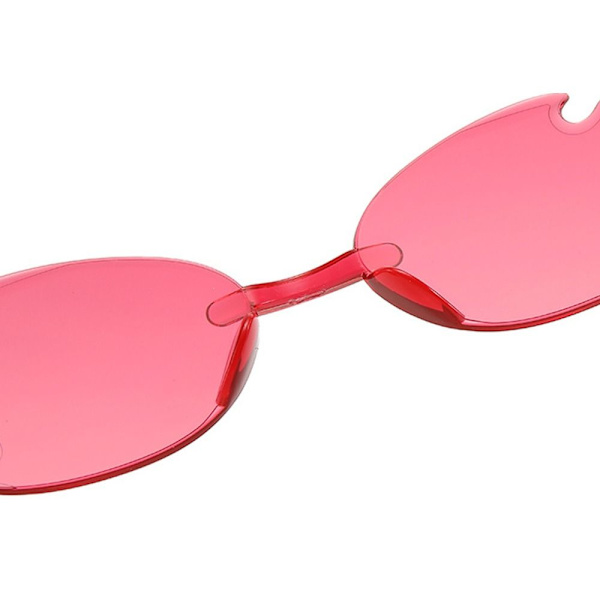 Fire Flame Aurinkolasit Liekin muotoiset aurinkolasit PEACH RED PEACH Peach Red
