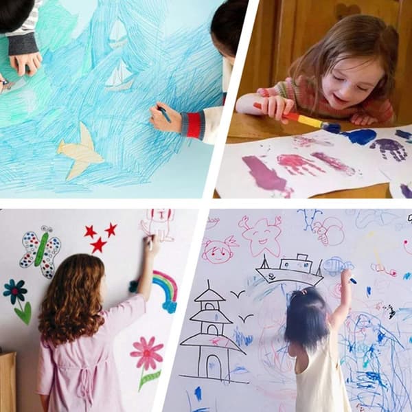 12 st Målarbok Ritrulle Affisch Graffiti Scroll