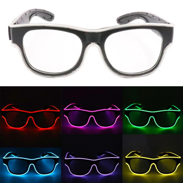 LED-glasögon självlysande glasögon C C C