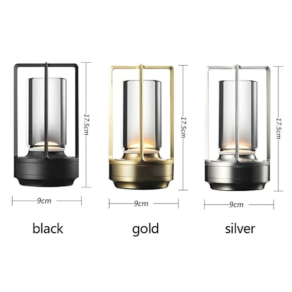 Bordlampe Metal Skrivebordslamper SORT black