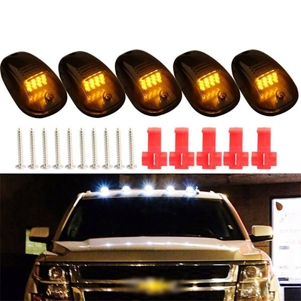LED førerhuslys Lastebil førerhuslys SVART black