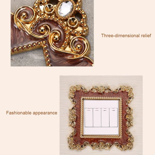 Enkelt lyskontakt dæksel Socket Surround Frame 09 09 09