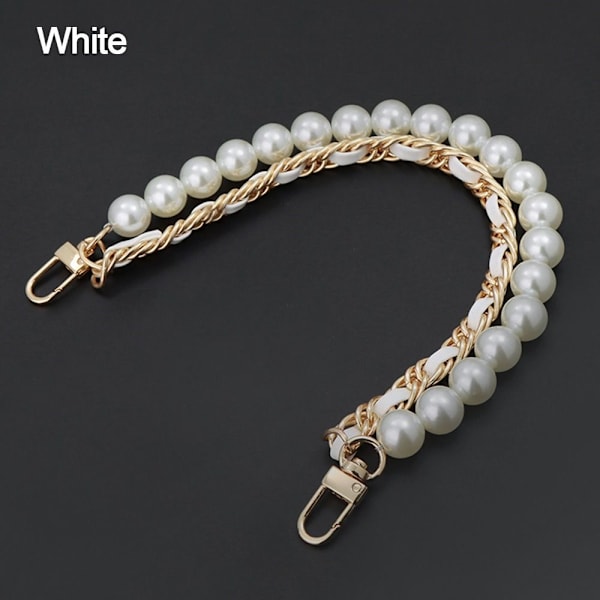 Pearl Strap Tasker Håndtaskehåndtag HVID White