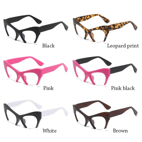 Anti-Blue Light Glasses Ylisuuret silmälasit PINK MUSTA PINK Pink black