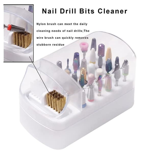 Nagelborrhållare Case VIT White