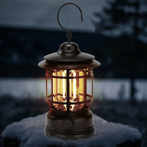 Campingljus Nattlampa SVART black
