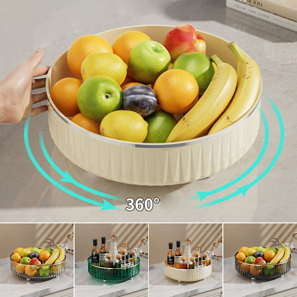 Spice Rack -hedelmätarjotin HARMAA Grey
