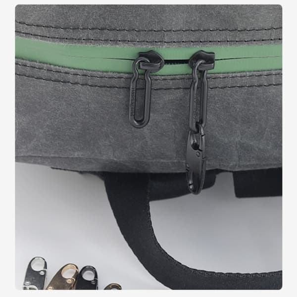 8 stk. Lynlåsklips med lås, Fix Zip Puller Karabinhage 8 Pcs