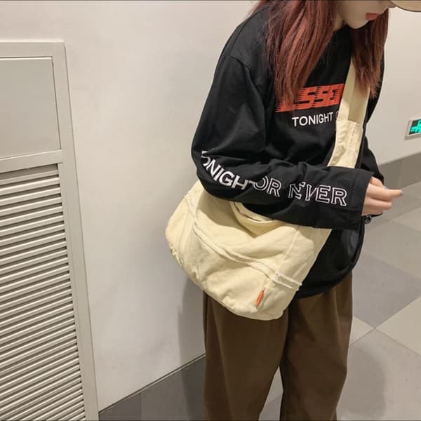 Messenger Bag Shopping Bag VIT white