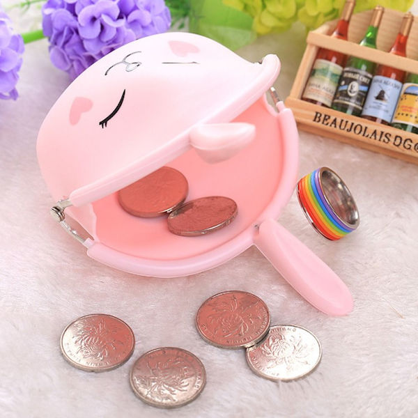 Rabbit Coin Kukkaro Naisten Lasten Kukkarot HARMAA Grey