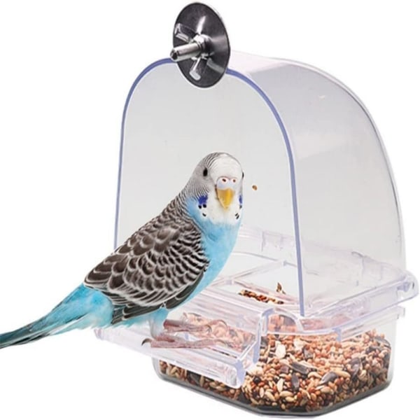 Bird Cage Feeder Matbeholder Papegøye Mater Box