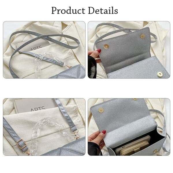 Skulderveske Crossobdy Bag SØLV silver