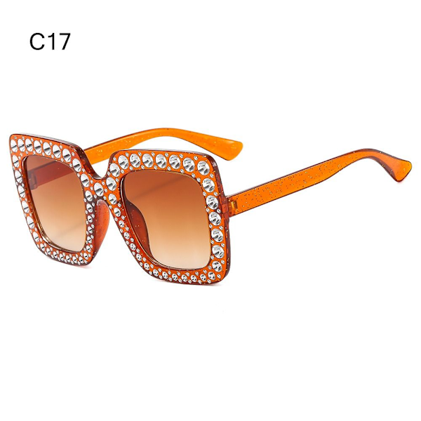 Crystal Suuret aurinkolasit Diamond aurinkolasit C17 C17 C17