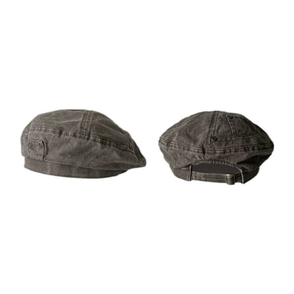 Berets Hat Maler Cap GRÅ grey