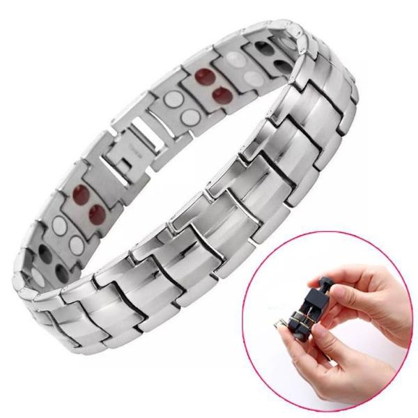 Magnetic Armband Therapy Smycken SVART Black