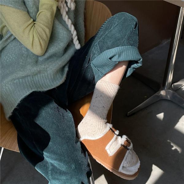 Termiske lange strømper Cashmere uldstrømper GRÅ grey