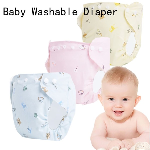 Babyvaskbar bleie Gjenbrukbar bleie PINK S PINK S