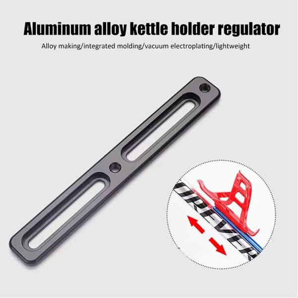 Cykelvattenkokare Hållare Regulator Cage Conversion Base SILVER silver