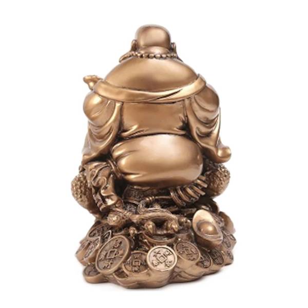 Maitreya Buddha Staty Pengar Maitreya Buddha Skulptur BRONS Bronze