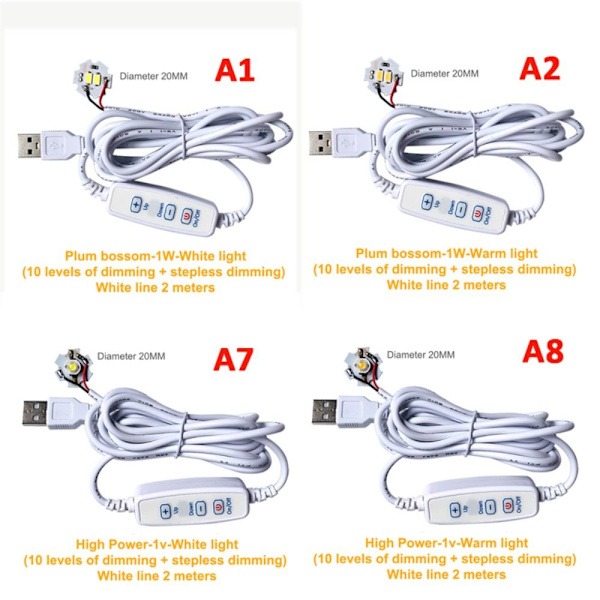 Dæmpbare LED-chips 5730 SMD LED-lampe A10 A10 A10