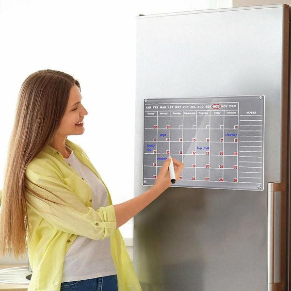 Akrylkalender Magnetisk Akrylplade 6 6 6