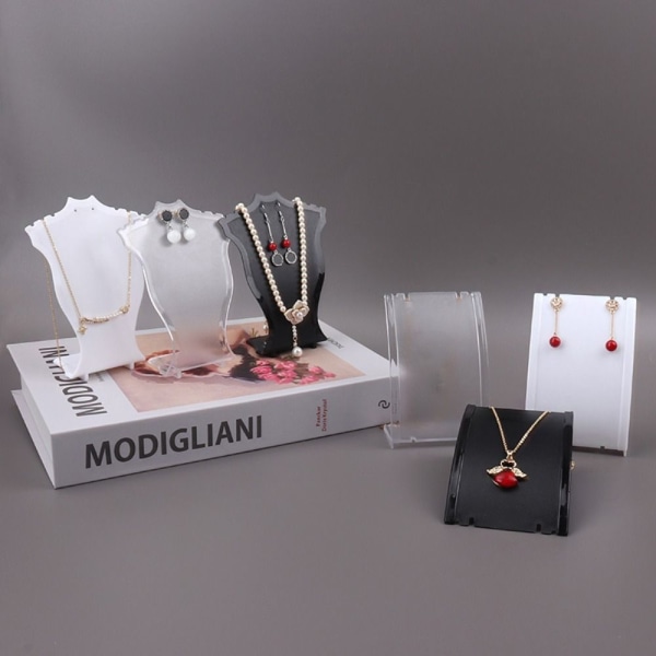Halskjede Displaystativ Smykkeholder TRANSPARENT A A transparent A-A