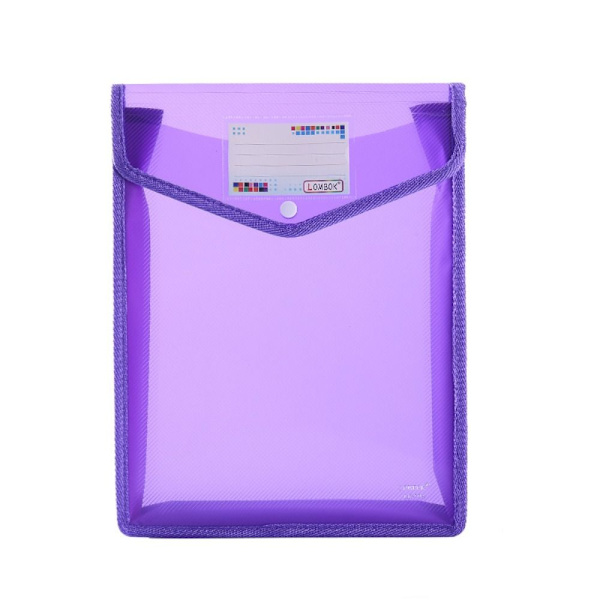 A5 Fil Mapper Dokument Taske LILLA purple
