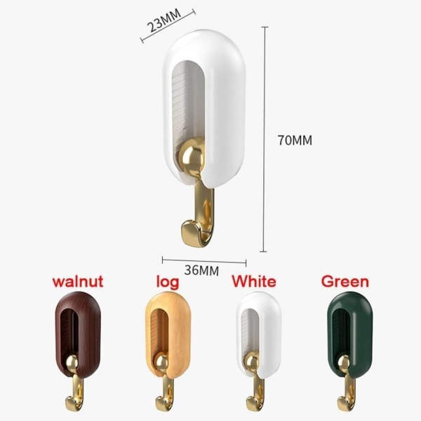 Roterande väggkrok Handduksnyckelhållare FÄRG 1 FÄRG 1 Color 1