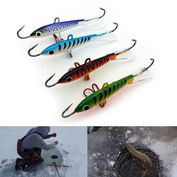 Vinter isfiske lockbete sked metall lockar B B B