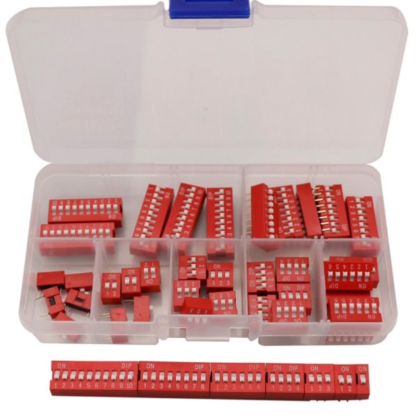35 Stk Dip Switch Assorted Kit Dip DIL Switch