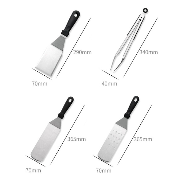 14 stk BBQ sæt grillværktøjssæt 10 stk 10 stk 10pcs