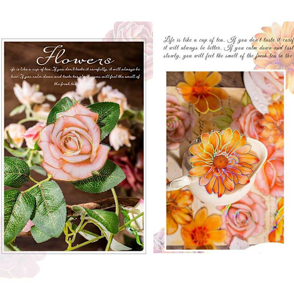 Blomsterdekaler Blomdekaler 4 4 4