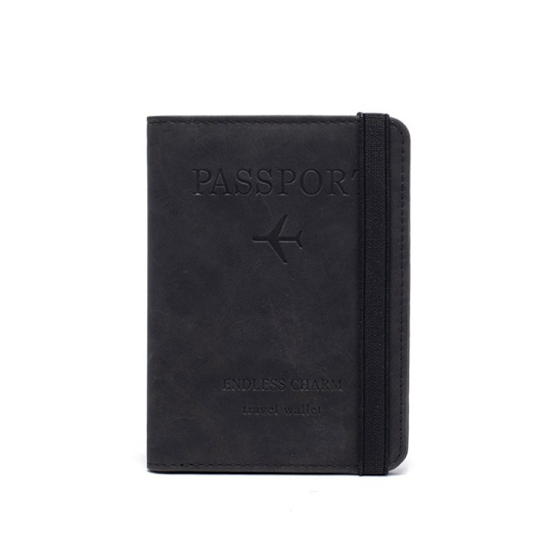 RFID Passholder Passport Bag SORT black