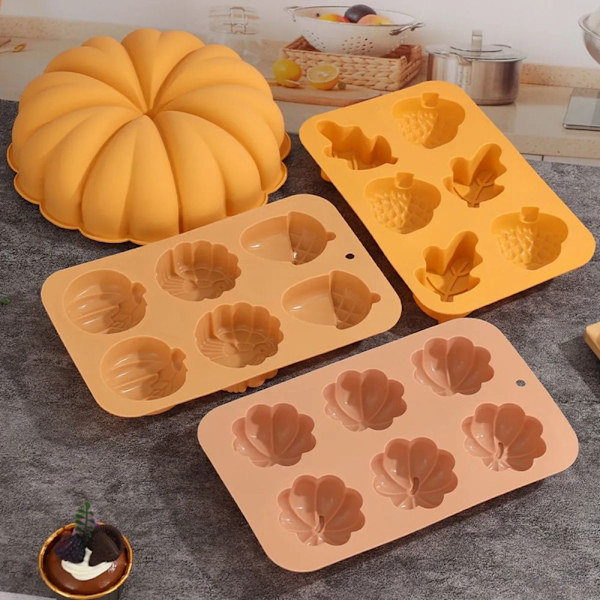 Pumkinformet Moussekakeform D D