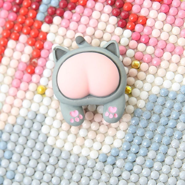 3st Diamond painting Cover Hållare Magnet Cover Minders ROSA Pink